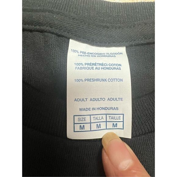 You Used to call me on the phone Mens Tee shirt Black Sz M NWOT - Picture 3 of 5